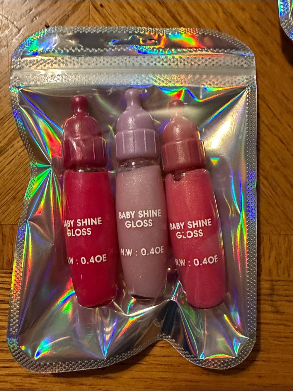 Baby Shine Gloss Trio – Pink, Lavender, Rose